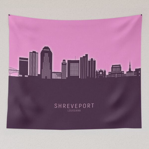 Item preview, Shreveport Louisiana Skyline designed and sold by ArtPrints.