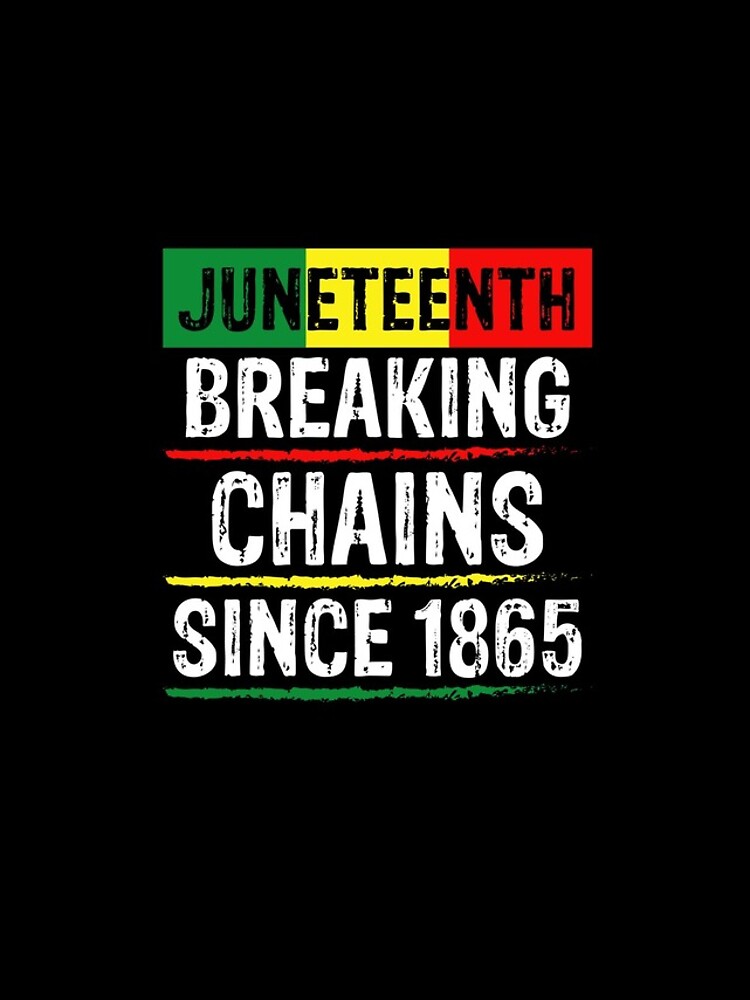 Imagen 4 de 4, Funda de iPhone con la obra Juneteenth Breaking Chains Since 1865 Black American Freedom Gear, diseñada y vendida por DynamicDesign.