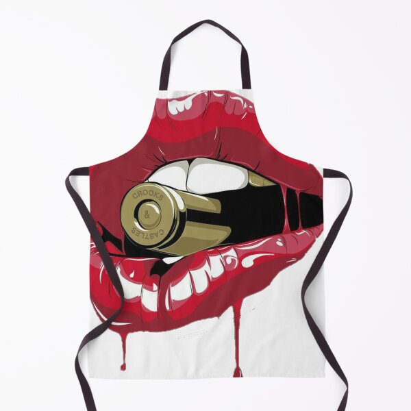 Aperçu de l'œuvre Pop Art Lips With Bullet Man Woman T shirt créée et vendue par DVRKMIND.