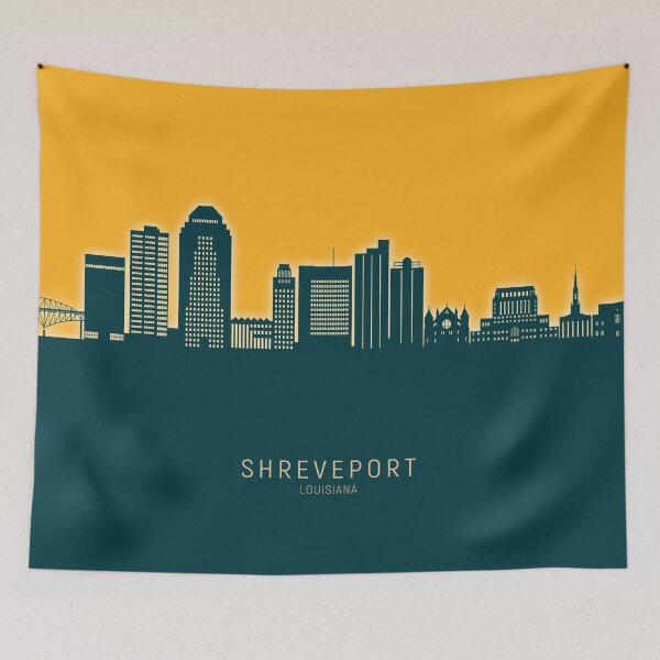 Item preview, Shreveport Louisiana Skyline designed and sold by ArtPrints.