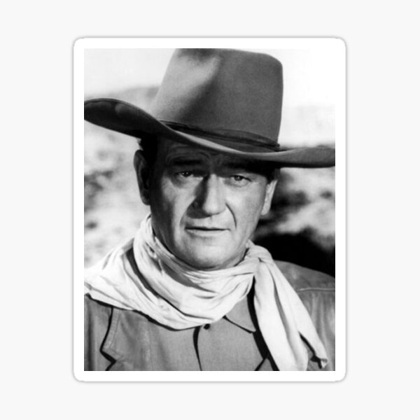 John Wayne Stickers | Redbubble