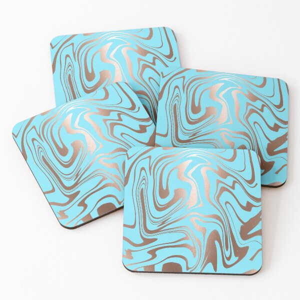 Item preview, Golden blue Liquid Paints designed and sold by BalajiArts.