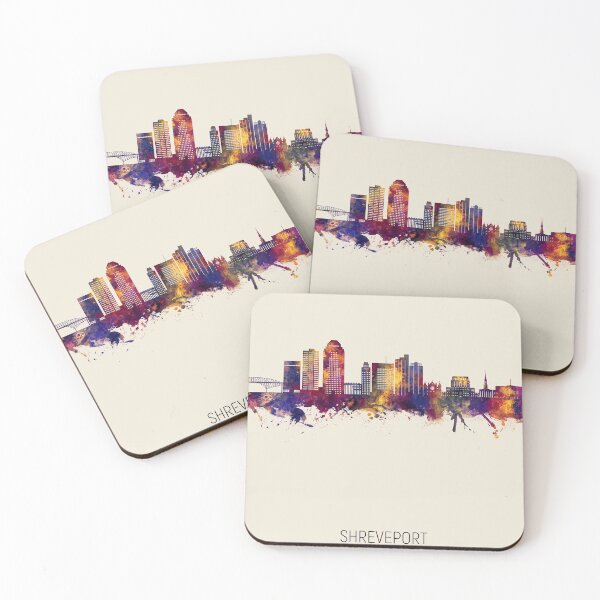 Item preview, Shreveport Louisiana Skyline designed and sold by ArtPrints.