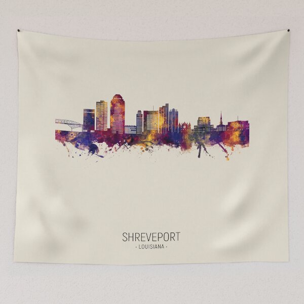 Item preview, Shreveport Louisiana Skyline designed and sold by ArtPrints.