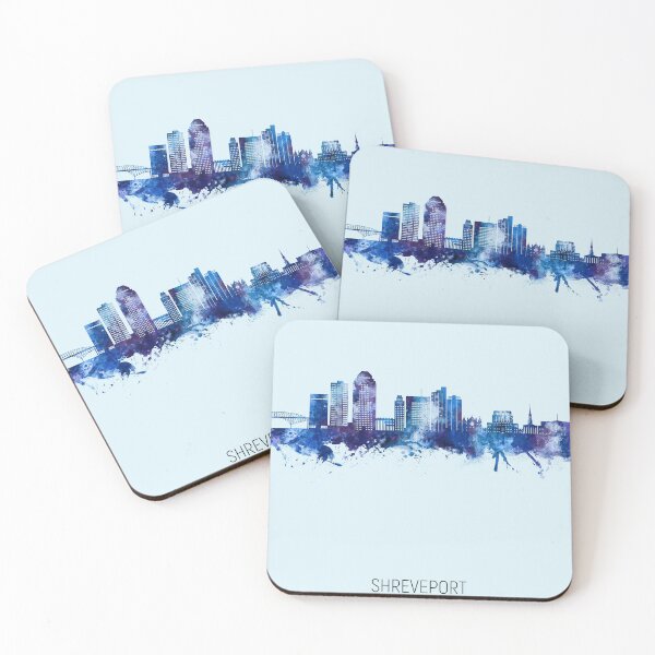 Item preview, Shreveport Louisiana Skyline designed and sold by ArtPrints.
