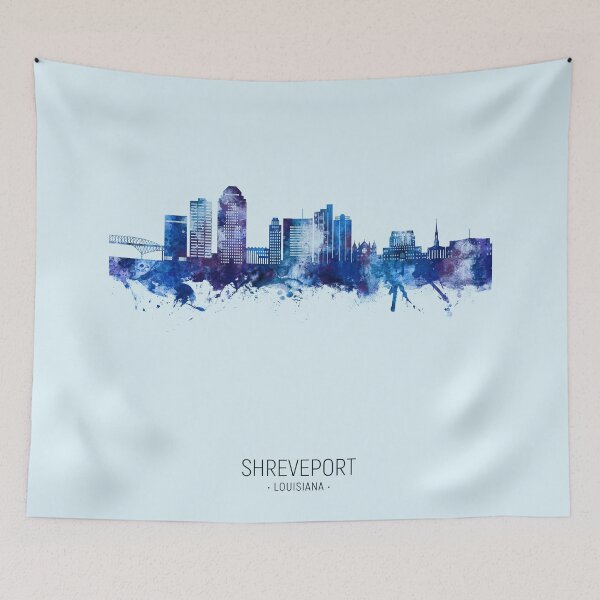 Item preview, Shreveport Louisiana Skyline designed and sold by ArtPrints.