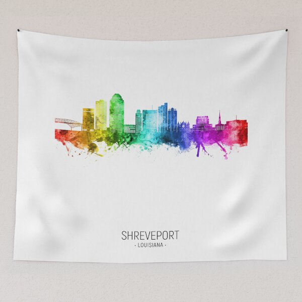 Item preview, Shreveport Louisiana Skyline designed and sold by ArtPrints.