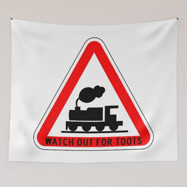 Item preview, Watch Out For Toots - Funny Sign designed and sold by sonnytyphoon.