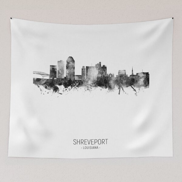 Item preview, Shreveport Louisiana Skyline designed and sold by ArtPrints.