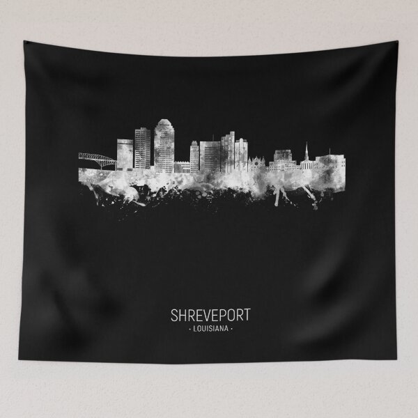 Item preview, Shreveport Louisiana Skyline designed and sold by ArtPrints.