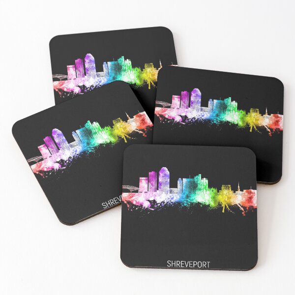 Item preview, Shreveport Louisiana Skyline designed and sold by ArtPrints.
