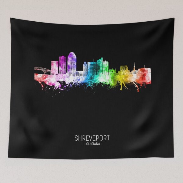 Item preview, Shreveport Louisiana Skyline designed and sold by ArtPrints.
