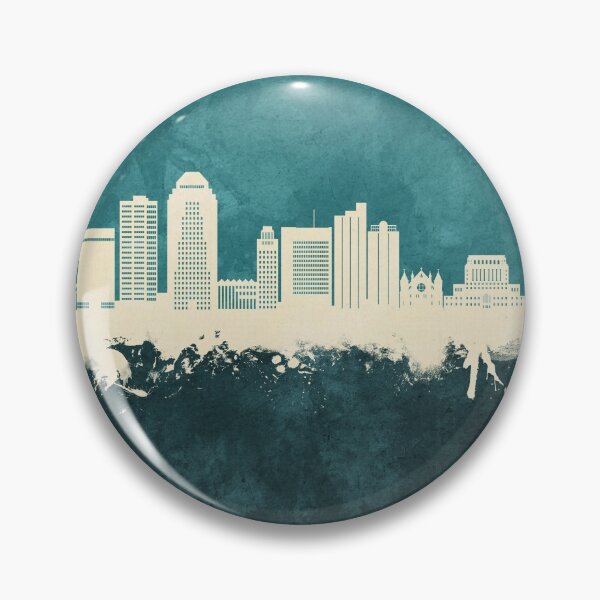Item preview, Shreveport Louisiana Skyline designed and sold by ArtPrints.