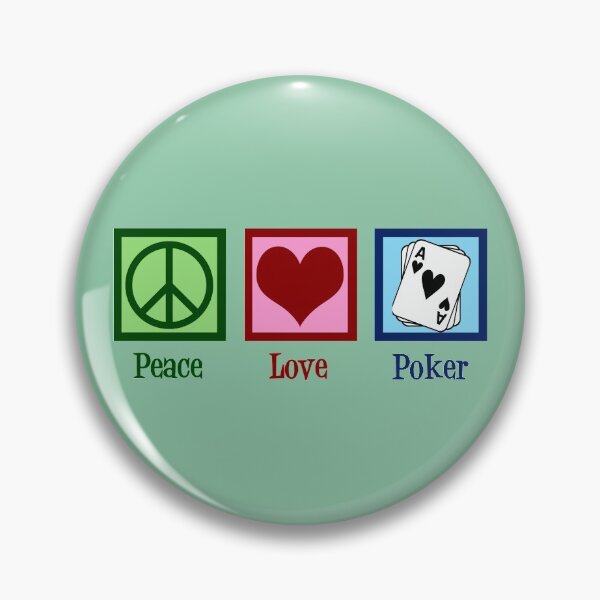 Artikelvorschau, Friedensliebespoker entworfen und verkauft von Epic Love Designs.