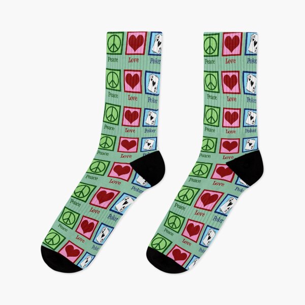 Item preview, Peace Love Poker designed and sold by Epic Love Designs.
