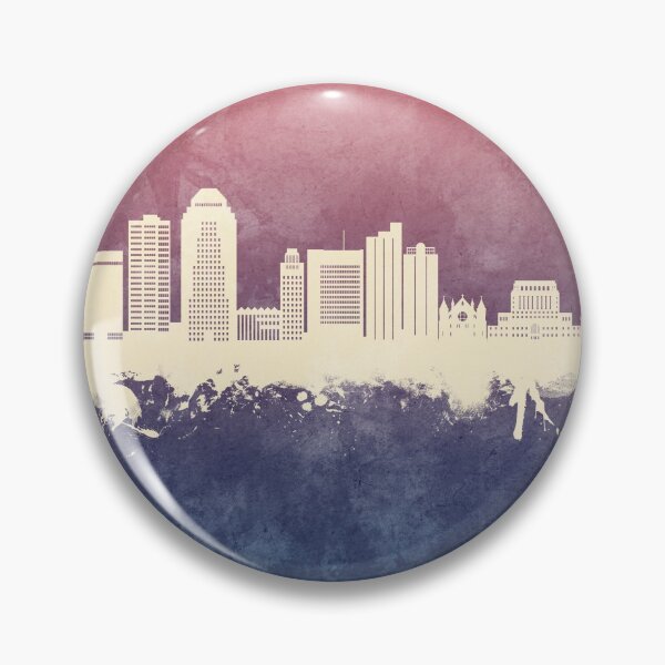 Item preview, Shreveport Louisiana Skyline designed and sold by ArtPrints.
