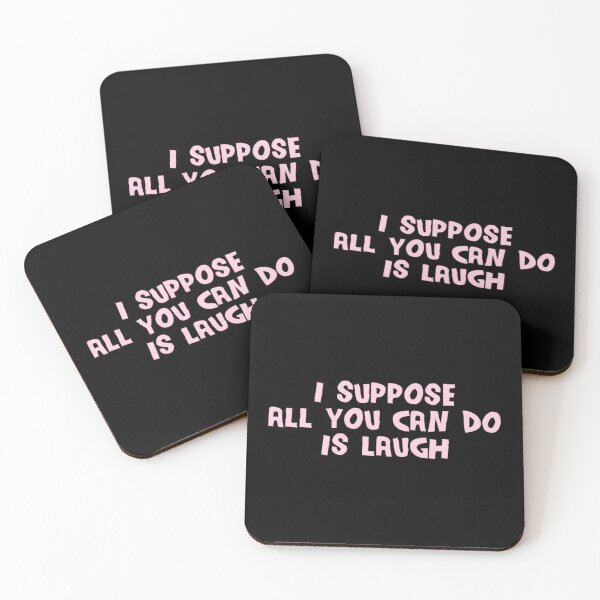 Item preview, I Suppose All You Can Do Is Laugh (Pink) designed and sold by FilipeFerreira.