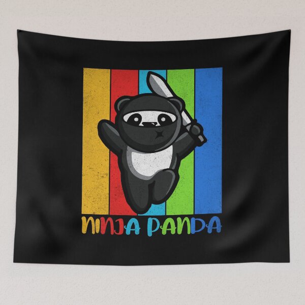 Item preview, Ninja panda designed and sold by pnkpopcorn.