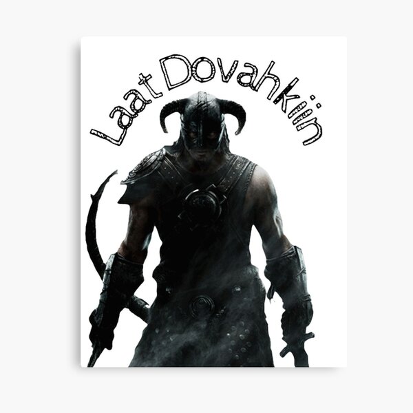 Laat Dovahkiin Canvas Print