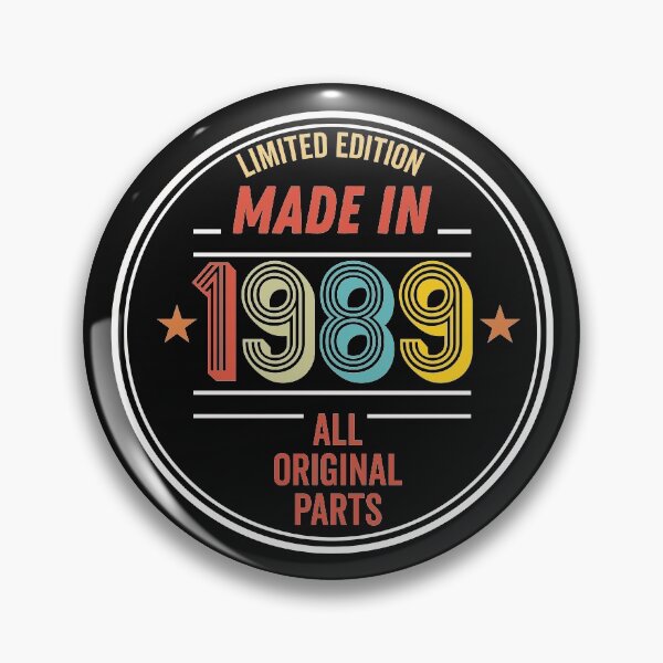 Item preview, Limited Edition Made In 1989 All Original Parts - Funny Vintage Years Old Birthday Gifts. designed and sold by ALITOPRINCE.