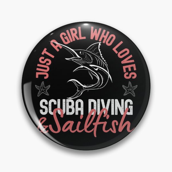 Item preview, Just A Girl Who Loves Scuba Diving And Sailfish designed and sold by StudioAquaLumos.