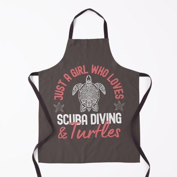 Item preview, Just A Girl Who Loves Scuba Diving And Turtles designed and sold by StudioAquaLumos.
