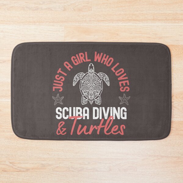 Item preview, Just A Girl Who Loves Scuba Diving And Turtles designed and sold by StudioAquaLumos.
