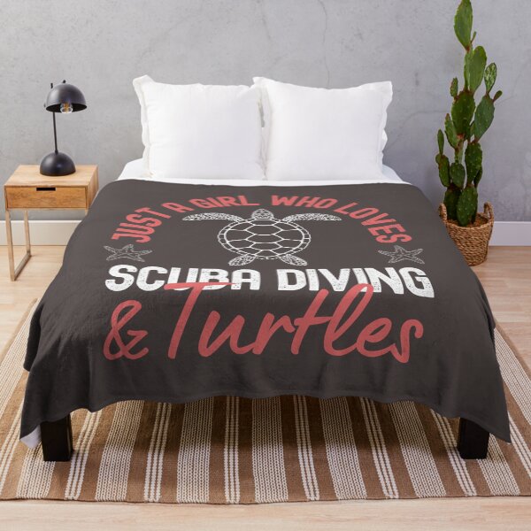 Item preview, Just A Girl Who Loves Scuba Diving And Turtles designed and sold by StudioAquaLumos.