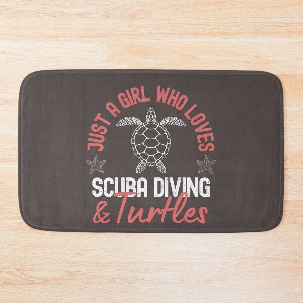 Item preview, Just A Girl Who Loves Scuba Diving And Turtles designed and sold by StudioAquaLumos.