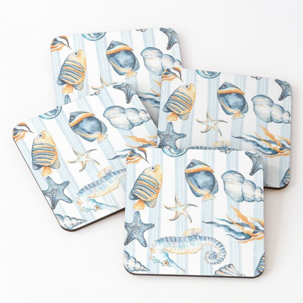 Item preview, summer sea pattern designed and sold by Sya Prints.