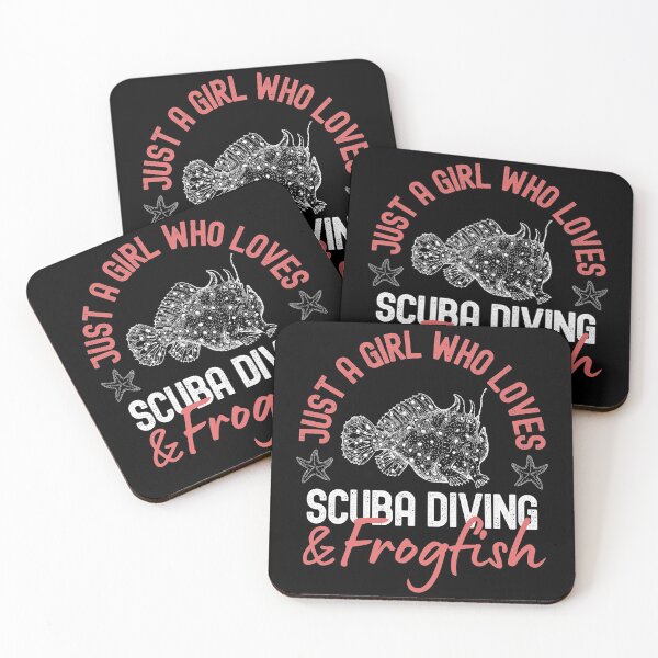 Item preview, Just A Girl Who Loves Scuba Diving And Frogfish designed and sold by StudioAquaLumos.