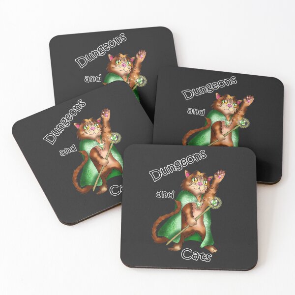 Item preview, Dungeons and cats ginger kitty sorcerer  designed and sold by CuisineCat.