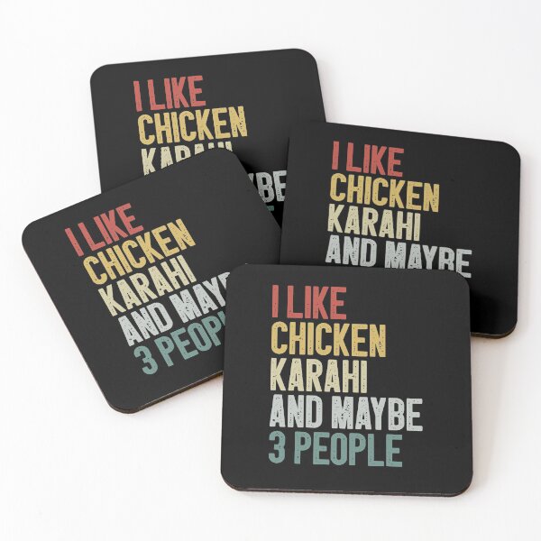 Item preview, I Like Chicken Karahi Maybe 3 People Funny Pakistani Food Gift Idea / Birthday Gifts designed and sold by Chamssou.