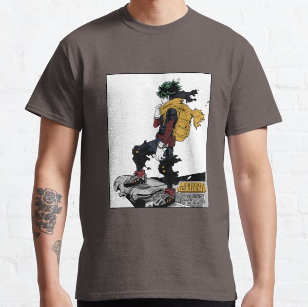 L P XL-Gratuit P Mon héros Academia izuku cowling Graphique Noir T-Shirts-M L P XL-Gratuit P Mon héros Academia izuku cowling Graphique Noir T-Shirts-M