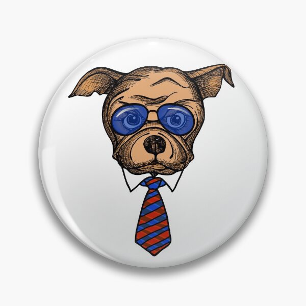 Item preview, fashion bulldog portrait designed and sold by Sya Prints.