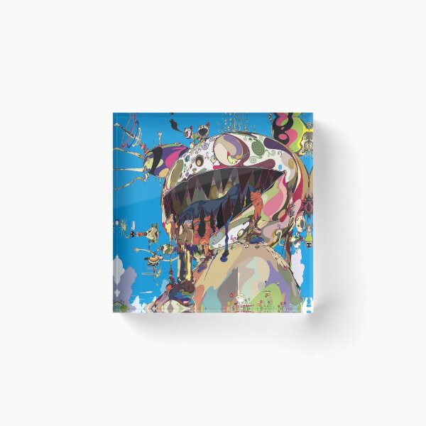 Abstract War Acrylic Block
