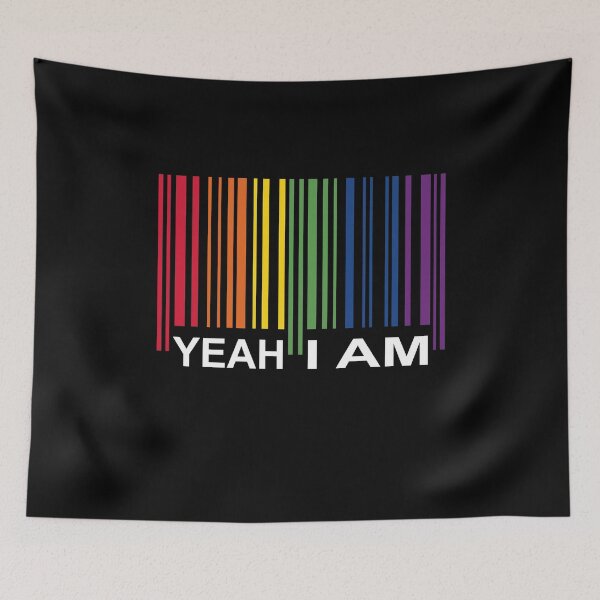 Item preview, Yeah I Am Barcode Gay Pride Homosexuel designed and sold by MooonTees.