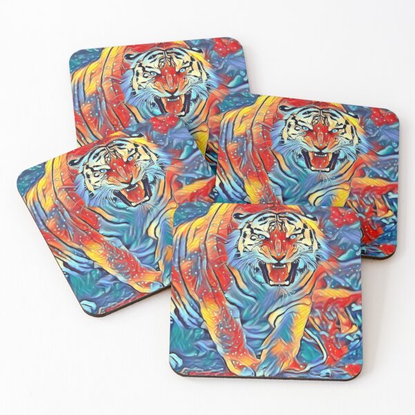 Item preview, Siberian Tiger Abstract designed and sold by Zoo-Moo.