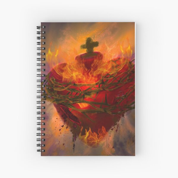 Sacred Heart of Jesus Spiral Notebook