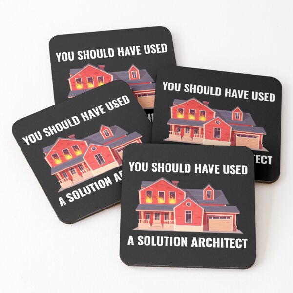 Item preview, Solution Architect Architecture Funny Saying designed and sold by CuteDesigns1.