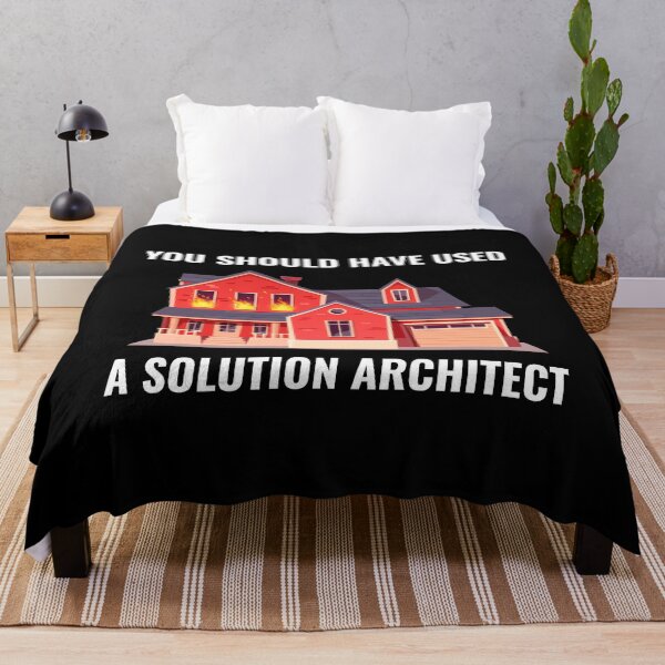 Item preview, Solution Architect Architecture Funny Saying designed and sold by CuteDesigns1.