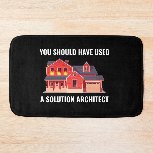 Item preview, Solution Architect Architecture Funny Saying designed and sold by CuteDesigns1.