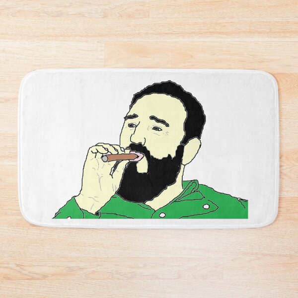 Item preview, Fidel Castro Cigar Print designed and sold by RevolutionInPaint.