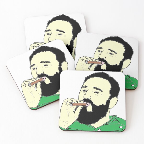 Item preview, Fidel Castro Cigar Print designed and sold by RevolutionInPaint.