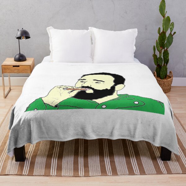 Item preview, Fidel Castro Cigar Print designed and sold by RevolutionInPaint.