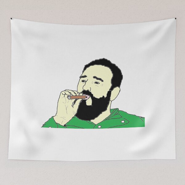 Item preview, Fidel Castro Cigar Print designed and sold by RevolutionInPaint.