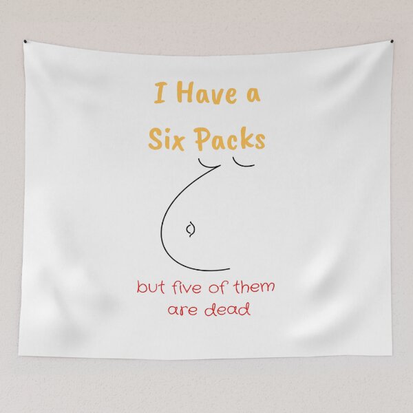 Item preview, I Have a six packs but five of them are dead designed and sold by FERHOUD.
