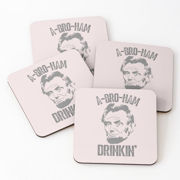 Item preview, Vintage Abroham Drinkin Funny Typography and Lincoln illustration  designed and sold by garniturex.