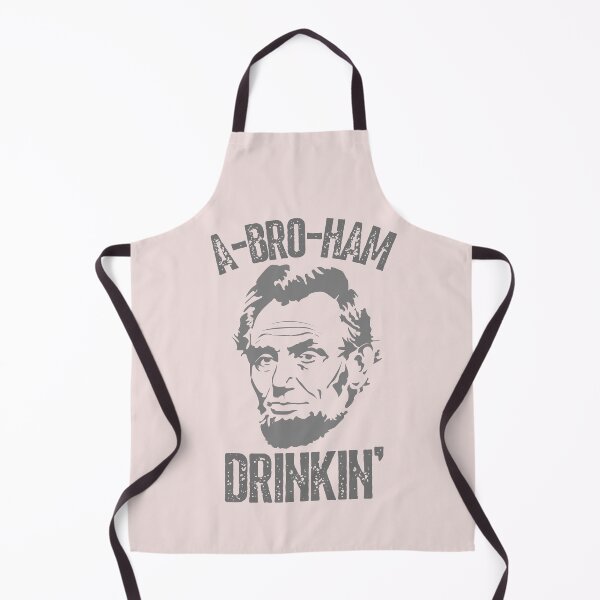 Item preview, Vintage Abroham Drinkin Funny Typography and Lincoln illustration  designed and sold by garniturex.