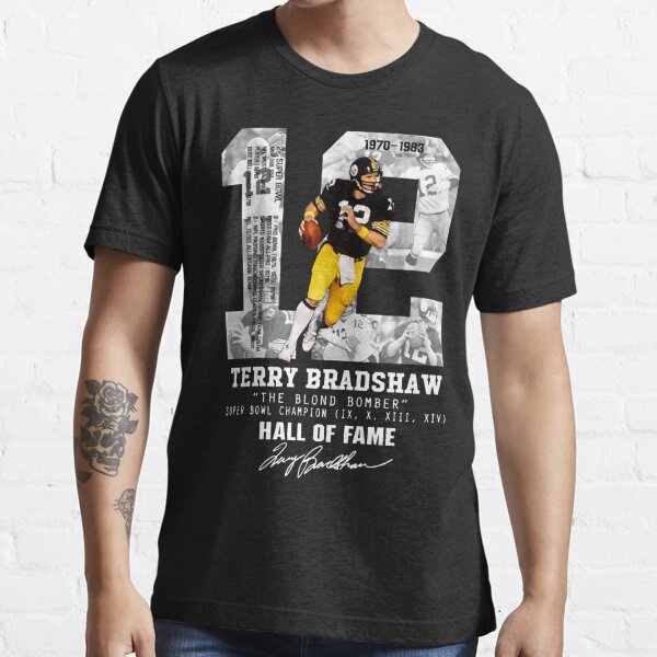 Terry Bradshaw The Blond Bomber Hall Of Fame Signature T-Shirt, Tshirt,  Hoodie, Sweatshirt, Long Sleeve, Youth, funny shirts, gift shirts » Cool  Gifts for You - Mfamilygift